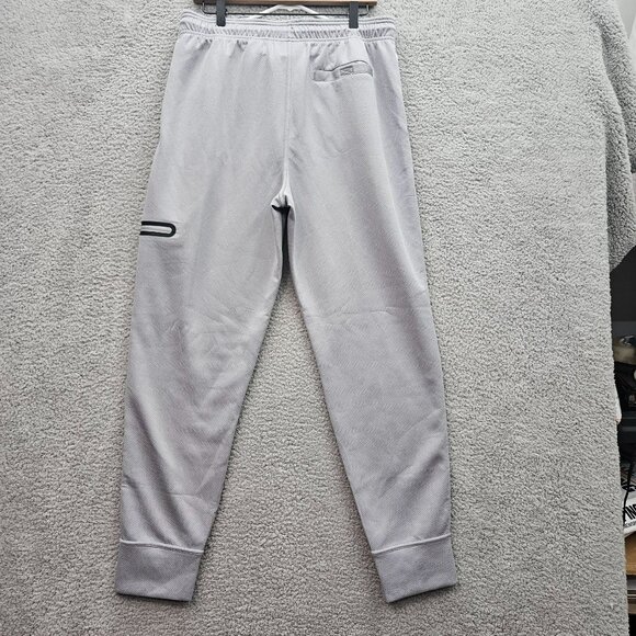 Reebok Mens Gray Joggers sdize large Zipper Pocket Elastic Waistband - Picture 5 of 7